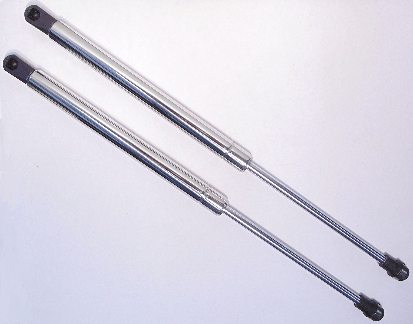 C6 Chrome Corvette Polished Stainless Steel Hood Struts Prop Shocks